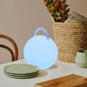 LED LED Atcosphere Bedside Table Lamp พร้อมที่จับสัมผัสการควบคุมการชาร์จแบบไร้สายโคมไฟตารางที่ทันสมัยพร้อมลำโพง